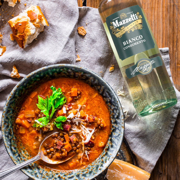 Linsensuppe mit Condimento Bianco Mazzetti l'Originale – Mazzetti l ... Linsensuppe mit Condimento Bianco Mazzetti l'Originale – Mazzetti l ...